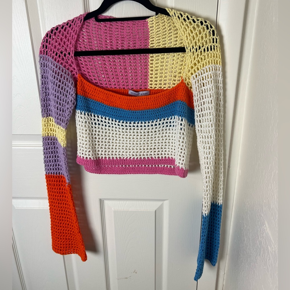 scarlet and sam crochet top